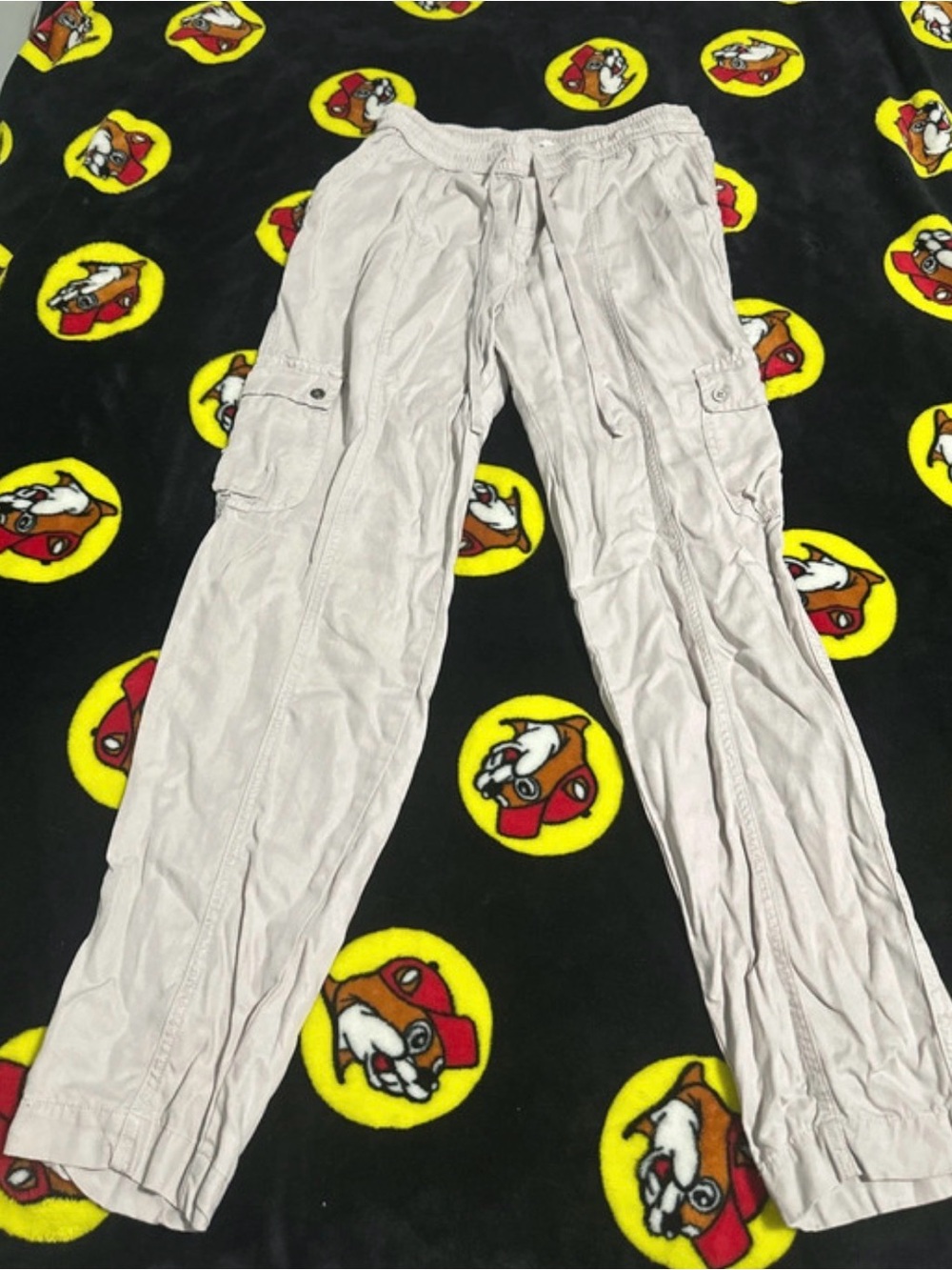 Men's Casual Cargo Pants - Light Beige